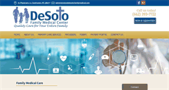 Desktop Screenshot of desotofamilymedical.com